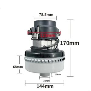 Vacuum motor 24v 500w with Mouth